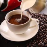 coffee, milk, coffee beans